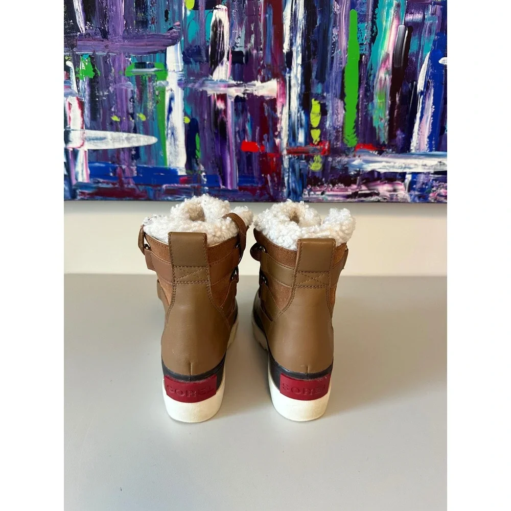 Sorel Kinetic Conquest Winter Waterproof Leather Boots | Size 6